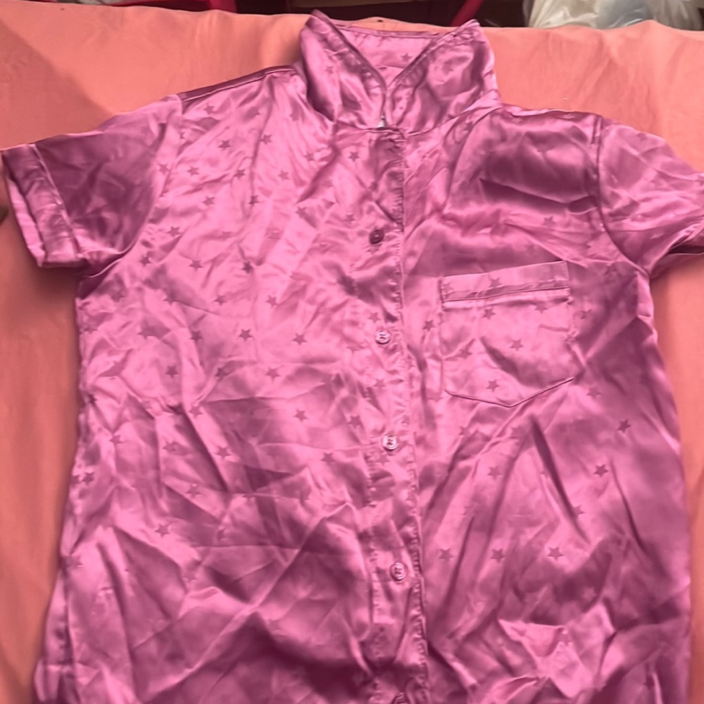 Cute purple star bedtime shirt